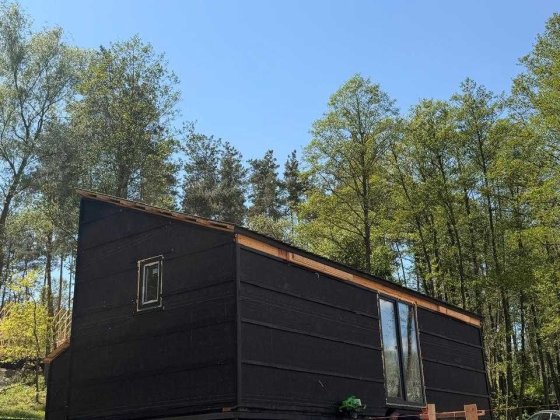 с.Романків ділянка 5 соток з модульним будинком 40м² (з виходом на канал)