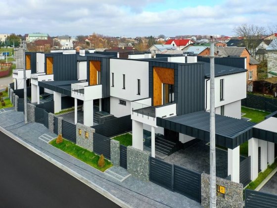 Продаж преміум котеджів дуплекс с. Сокільники КМ Lake House Sokilnyky Сокільники