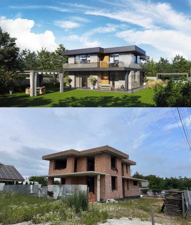 Сучасний будинок у Винниках. 248 м², 12.45 сот. Готовий конструктив. - фото 1