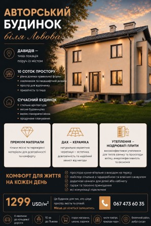Продаж  будинку Давидів Львів - фото 1