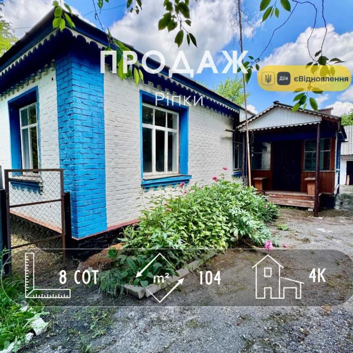 Гарний будинок для великої родини, смт Ріпки A11 - фото 1