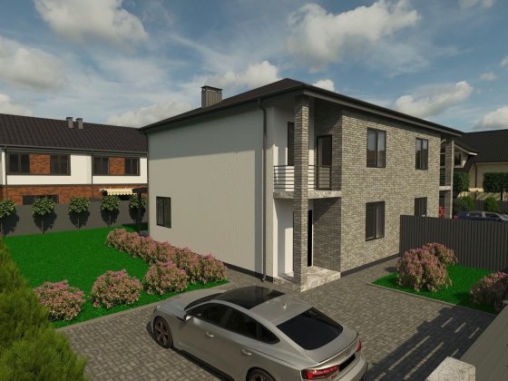 Останній дуплекс 134 м² у Бучі! Газ, центр. комунікації, 3,5 сотки Буча