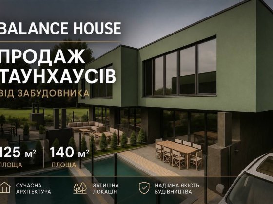 Готовий таунхаус від забудовника! 125 та 140 м2! Газ! Єоселя! Петропавлівська Борщагівка Петропавлівська Борщагівка