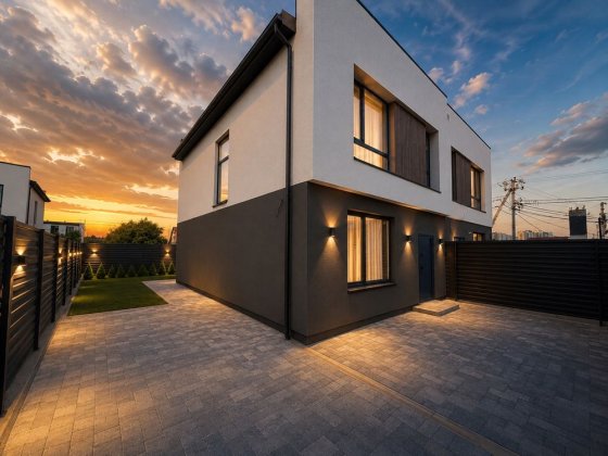 Продам Будинок дуплекс окремий заїзд ремонт меблі техніка центральна каналізація Софиевская Борщаговка