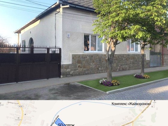 Інвестиційний об’єкт 50 соток у центрі міста біля термальних вод: будинок, земля, річка Верке Закарп Берегово