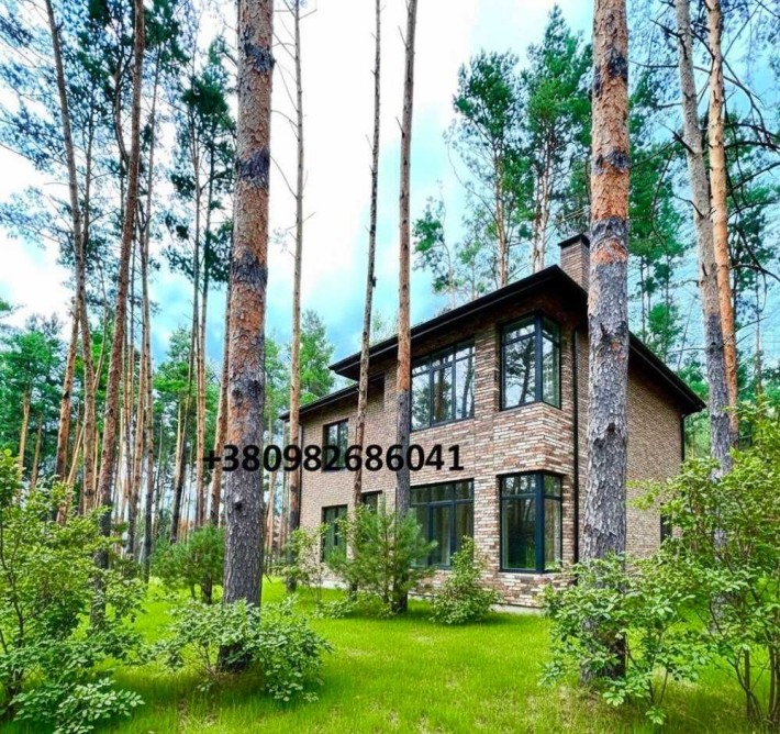 Двоповерховий будинок в сосновому лісі 200кв.м+10 соток землі. Обирая дім-купуйте місце! - фото 1