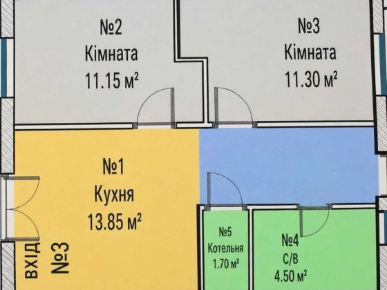 Одноповерховий таунхаус з ремонтом. Альтернатива квартирі! Дві окремі кімнати, Газ-є! єОселя-ТАК Гостомель