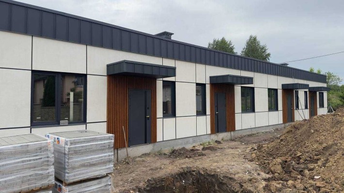 Таунхаус у Гостомелі, 64м2, ділянка, 1.6 соток, є ГАЗ передня ділянка окрема - фото 1