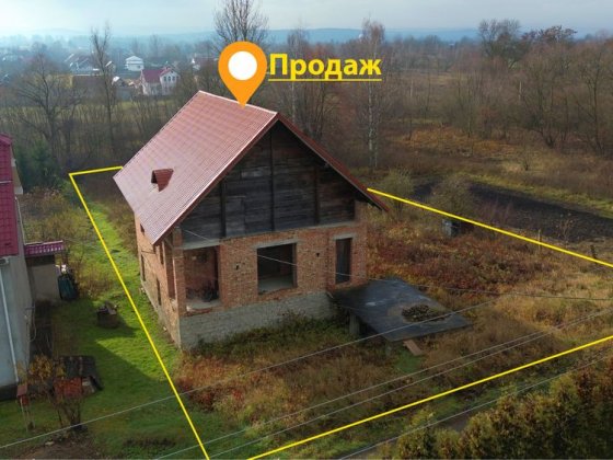 Продаж приватного будинку, незавершеного будівництва в с.Корнич Коломийської ОТГ Коломия