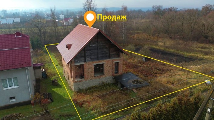 Продаж приватного будинку, незавершеного будівництва в с.Корнич Коломийської ОТГ - фото 1