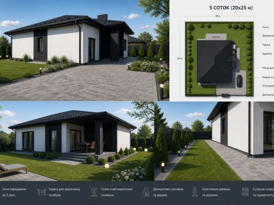 Будинок на 125кв газифікація в проекті Боратин