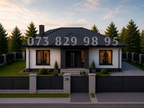 Сучасний будинок від забудовника у центрі Білогородки 102 м², ділянка 4 сотки, 3 спальні, газ, єОсел Білогородка