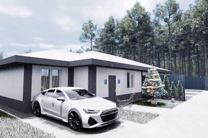 Газ!!Одноповерховий дуплекс у Білогородка — вдалий проєкт.поруч школа! - фото 1