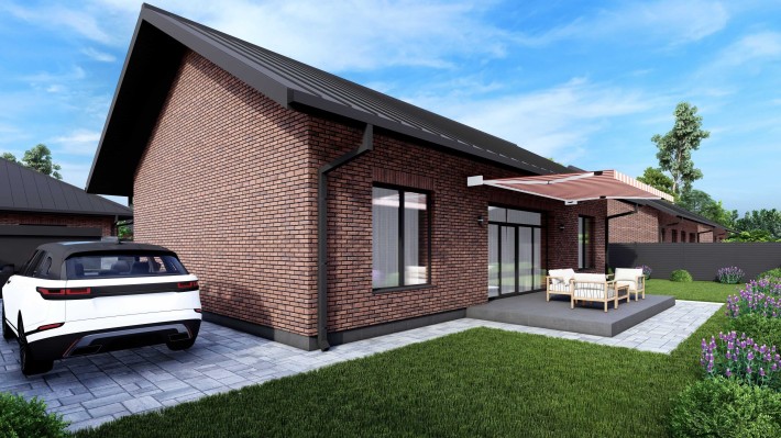 Газифікований дуплекс у Ворзелі 85 м², власна ділянка, від забудовника - фото 1