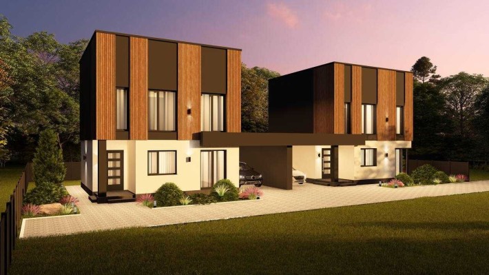 Будинок 94 м² + 2,3 сотки. Закрите містечко на 8 будинків, 2 паркомісця, газ, Білогородка біля ЖК Ам - фото 1