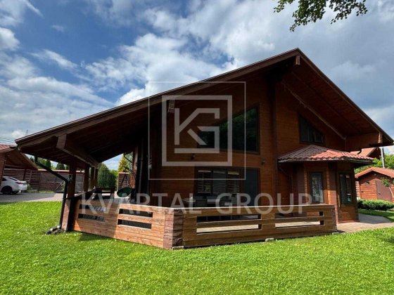 Дерев'яний будинок 200 м² біля Києва | Ліс, річка, 12 соток Білогородка