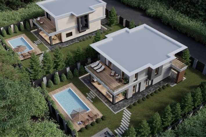 ТОП пропозиція! Будинок 180 м² з басейном | автонавіс, тераса | 8 соток | Газ найкраща ціна біля Киє - фото 1