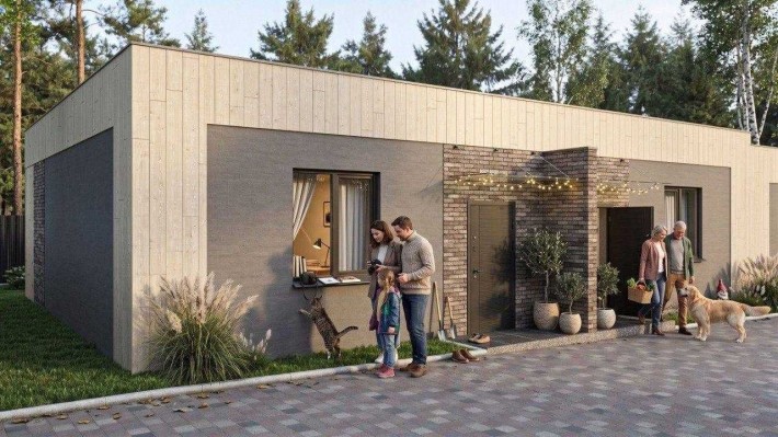 Продаж! одноповерховий Таунхаус з ГАЗОМ по СУПЕР ЦІНІ, Оформлення мінімальне - фото 1
