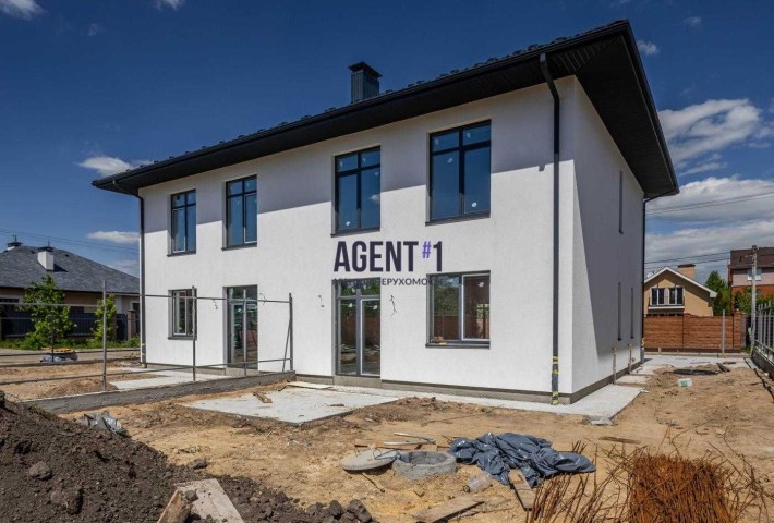 Продаж дуплексу 132 кв.м. під чистовий ремонт, 4 сотки з терасою, Білогородка - фото 1