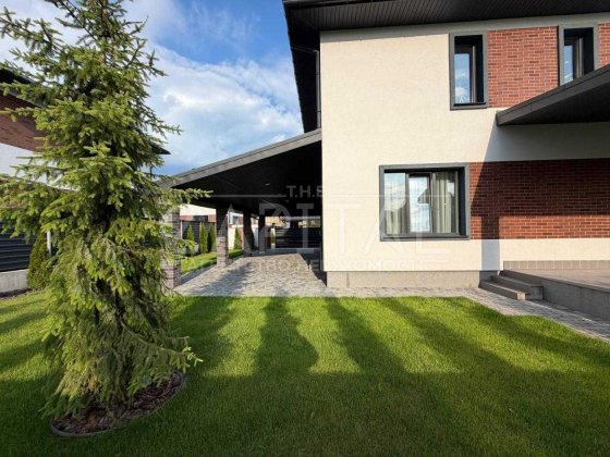 Продається сучасний будинок 190 м² з ремонтом, меблями та технікою, у закритому котеджному містечку  Ходосовка
