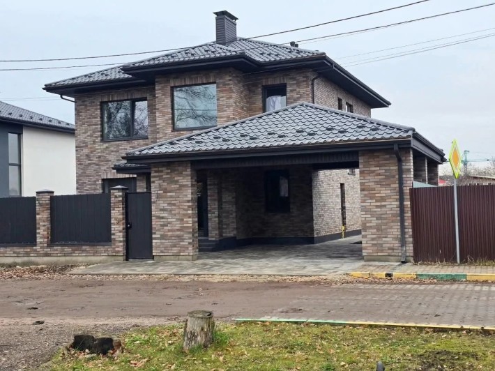 Будинок з цегли 200 м2 є газ біля лісосмуги панорама с. Лісники Зелений Гай 4 км Київ поруч Ходосівк - фото 1