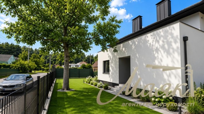 Продаж сучасного будинку 200 м² + тераса 30 м²  Віта-Поштова  7,41 сотки,  Газ,  Ліс - фото 1