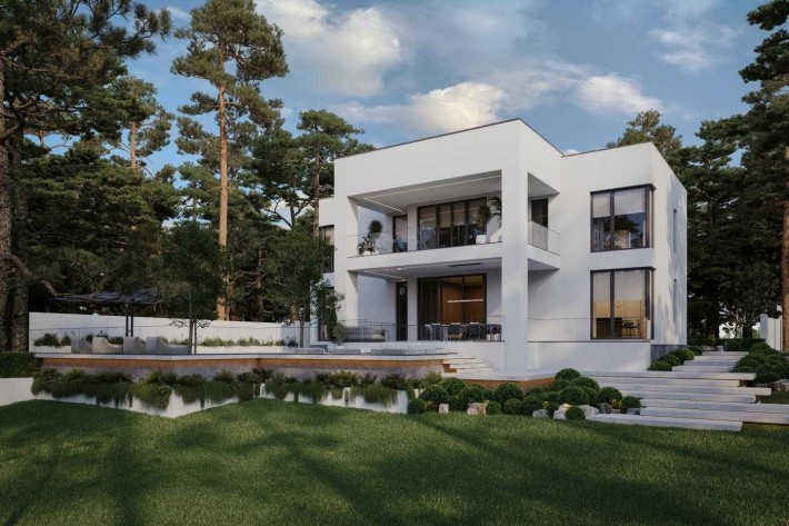 Продаж стильного будинку в преміум локації у Ходосівці у стилі Hi-Tech - фото 1