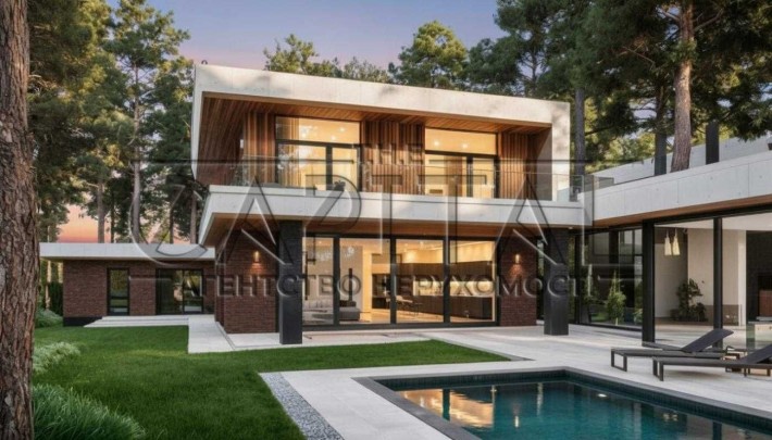 Сучасний преміальний будинок у Ходосівці 230 м² 7хв.до Києва - фото 1