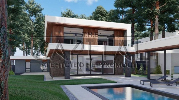 Сучасний будинок 314 м² у Ходосівці 10 соток 7хв.до Києва - фото 1