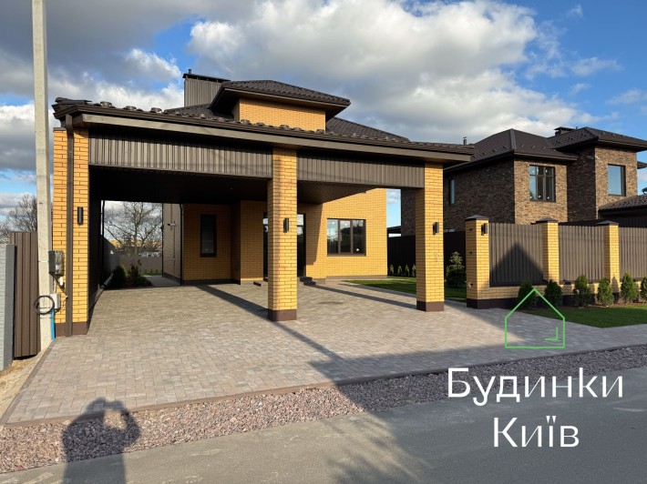 Білогородка  Продаж нового будинку із виходом до річки з КАРАСЯМИ - фото 1