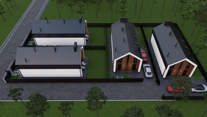 Продаж газифікованих будинків 120 м2;в Скандинавському стилі з центральною каналізацією!!! - фото 1