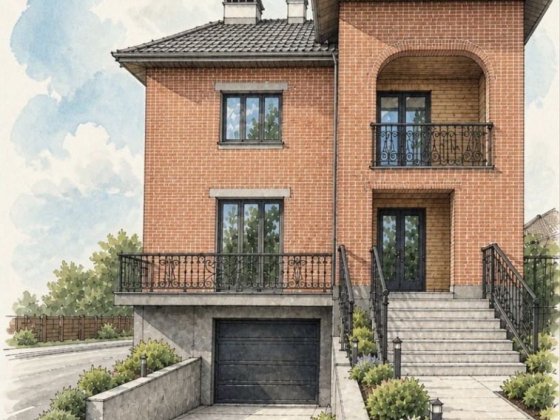 Продається цегляний 3 поверховий  будинок від власника 830 м Зимняя Вода