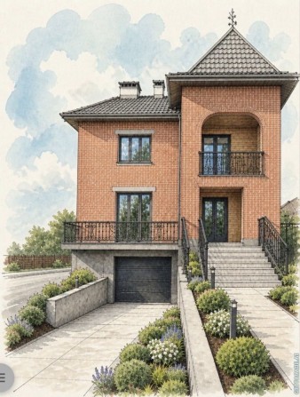 Продається цегляний 3 поверховий  будинок від власника 830 м - фото 1
