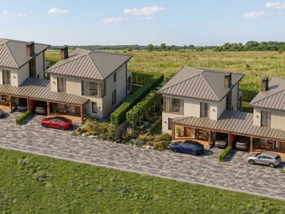 Продаж індивідуальних сучасних котеджів 129м2 Давидов