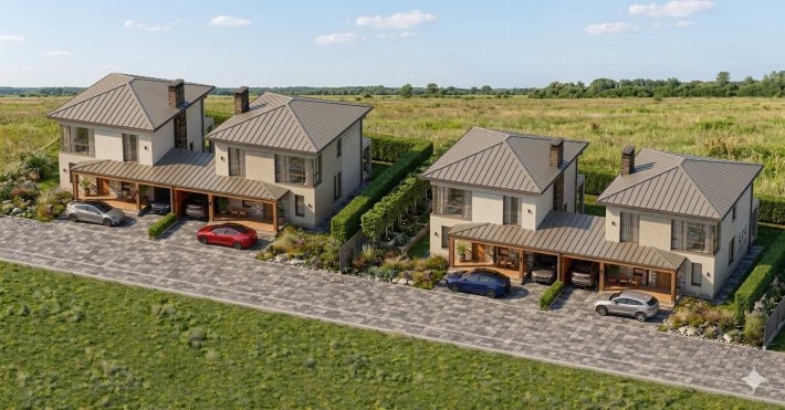 Продаж індивідуальних сучасних котеджів 129м2 - фото 1