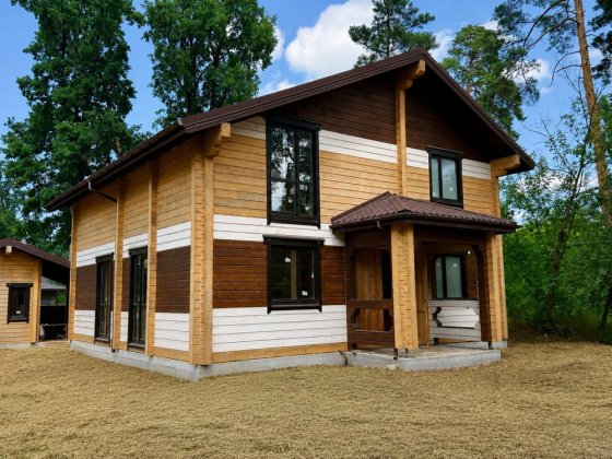 Продаж ексклюзивного будинку зі зрубу в Лісовій Бучі Буча