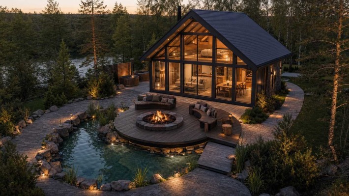 Продаж каркасного будинку — клеєний брус, утеплення 150 мм, 2 рівні, Одеська обл. - фото 1