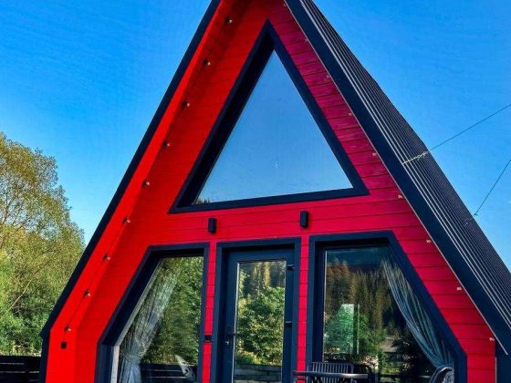 Оренда будинку A-frame в Карпатах з чаном джакузі / Татарів Татарів
