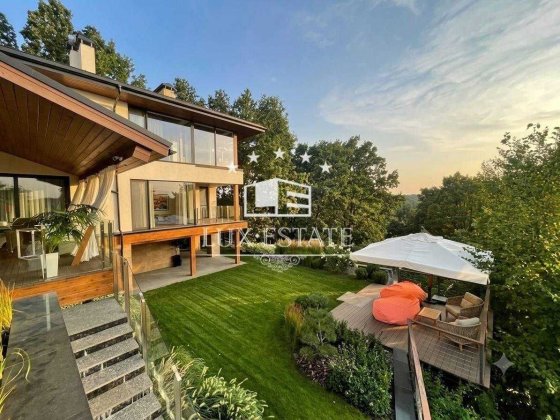 Lux-Estate / Оренда будинку 370m² з панорамним краєвидом,  Лісники, КМ «Зелений Гай» Лесники
