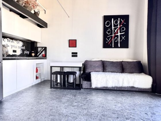 Дизайнерська Loft-квартира 42 м² з антресоллю та панорамними вікнами | ЖК Центральний 2 Ирпень