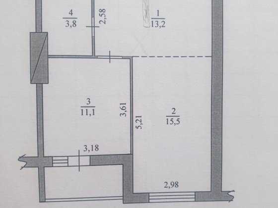 Продам 1к.  квартиру . власник. вул.Петлюри 21 б.