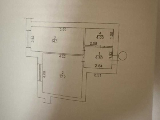 1-кімнатна квартира 40 м² у ЖК Континент Рей | Буча Буча