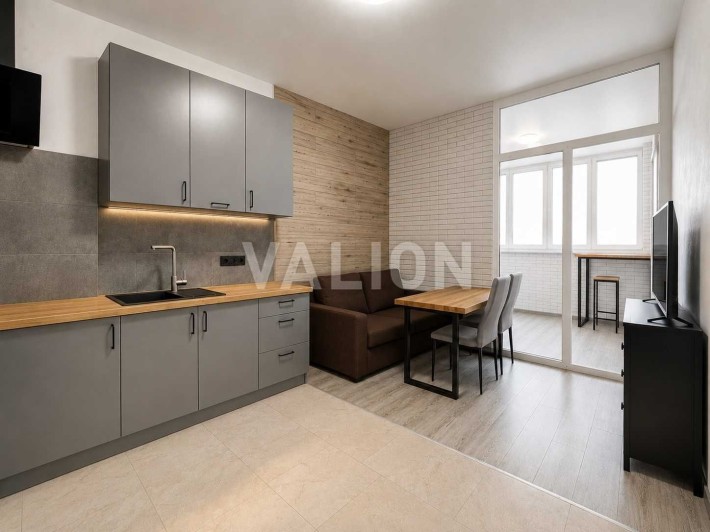 Продаж видової 1-кімнатної квартири з сучасним ремонтом, ЖК «Акварелі-2»  Вишневе, Першотравнева, 24 - фото 1
