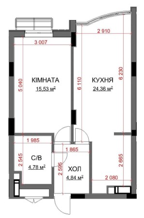 Продам 1-кімнатну квартиру в Бучі - фото 1