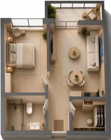 Продаж 1-кім квартири в центрі міста - фото 1