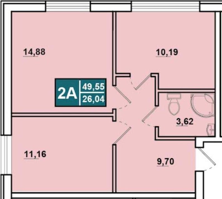 Продаж 2 к квартири цетнр Буча ГАЗ - фото 1