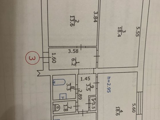 Продаж 3-х кімнатної квартири, район центрального ринку, під ремонт Кременчуг