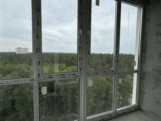 Євродвохкімнатна квартира з видом на ліс. Квартира з газом під чистову Ірпінь