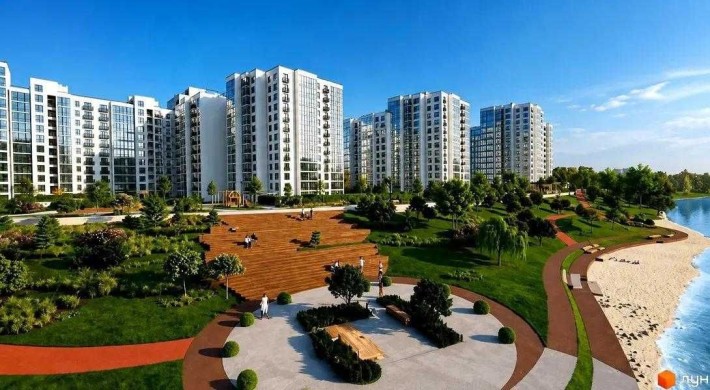 Продаж квартири біля річки — 2 кімнати, 61,5 м² у ЖК Надрічний - фото 1