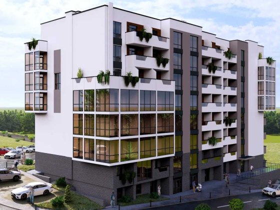 44837 ГАЗ, ЛІФТ, ПІДЗЕМНИЙ ПАРКІНГ — 1-кімнатна 47 м², Озерна, новий ЖК на етапі котловану Хмельницкий